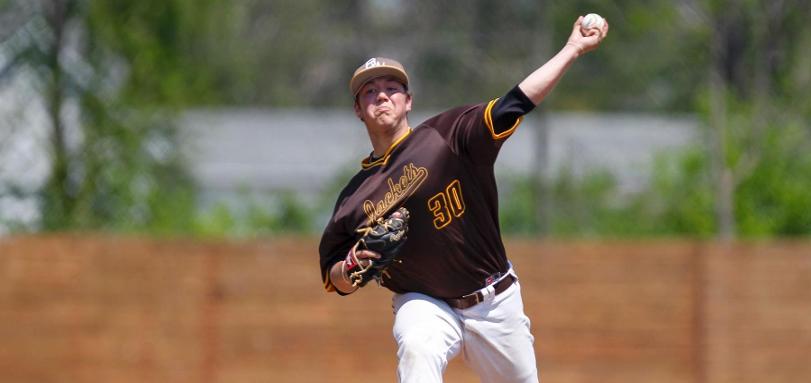 Baseball Team Splits OAC Twinbill at First Place Marietta