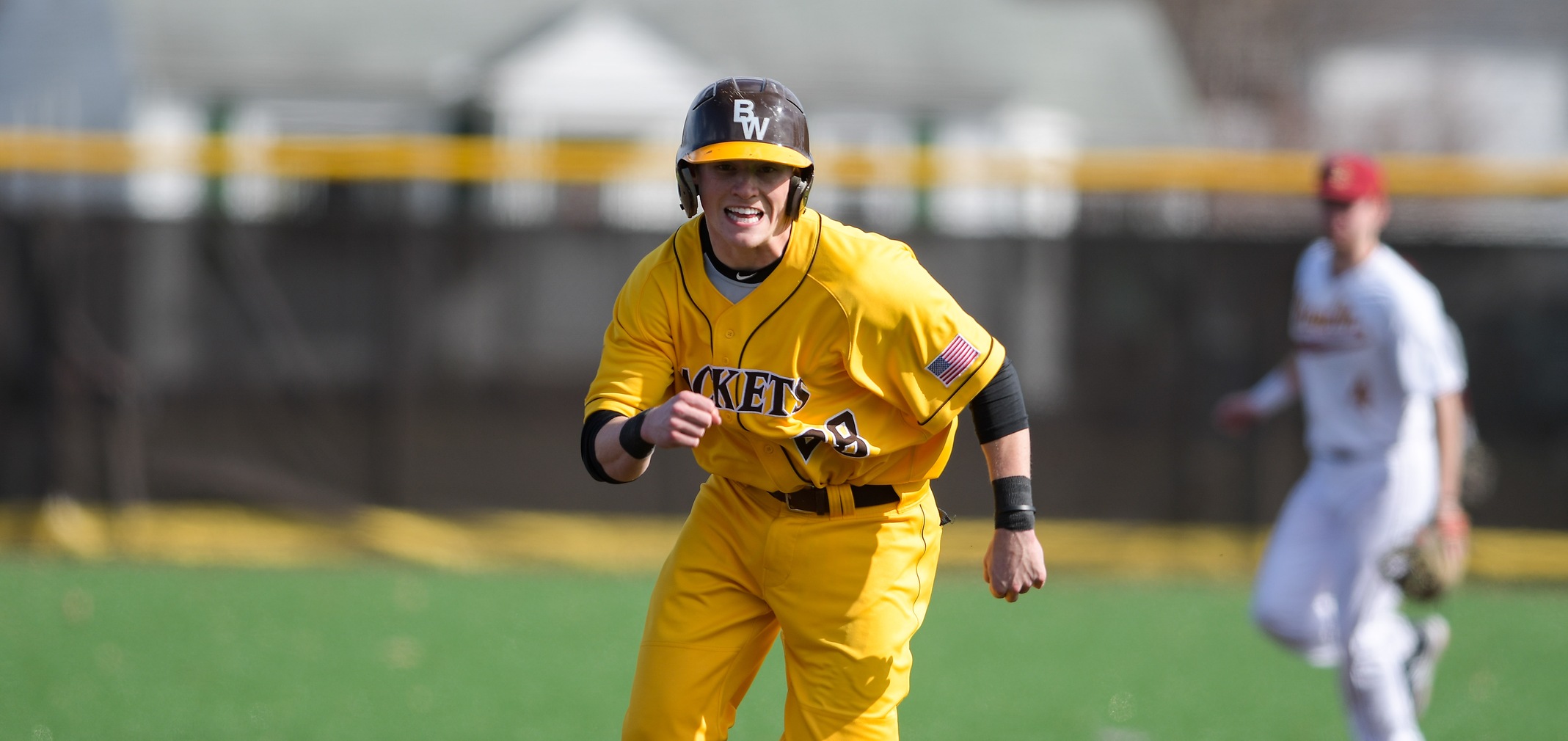 Senior catcher Asa Adams had a career-high three hits in the loss to Misericordia