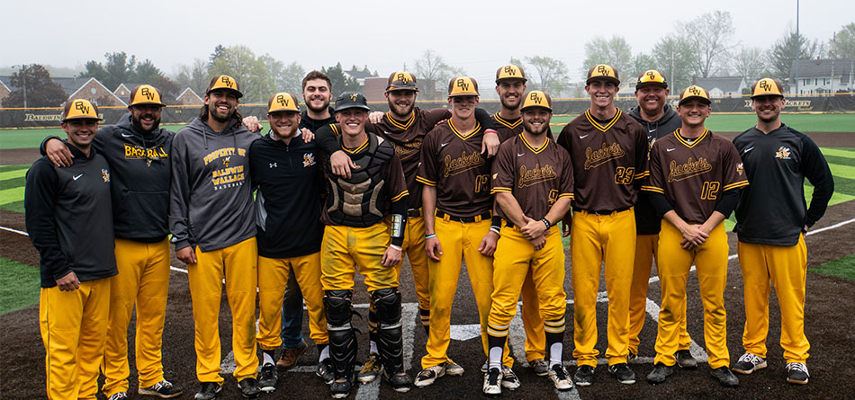 Baseball Strikes Twice Against the Blue Streaks