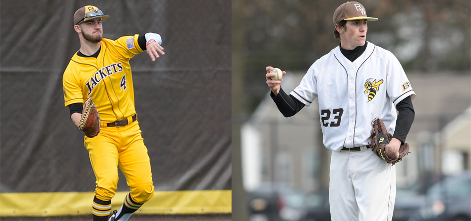 Junior ABCA/Rawlings All-Mideast Region and All-OAC outfielder Dudley Taw and senior ABCA/Rawlings All-Mideast Region and All-OAC pitcher Danny Cody