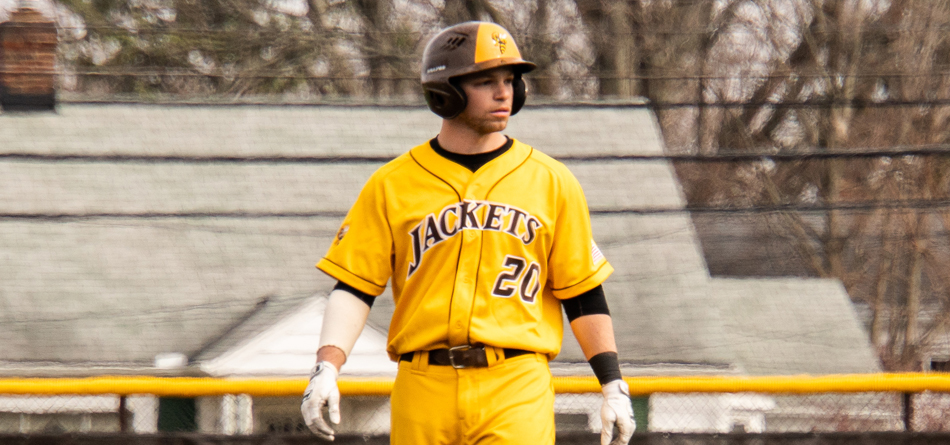 Junior center fielder Brandon Dim scored two of BW's three runs in an OAC Tourmament elimination game against Heidelberg (Photo courtesy of Alec Palmer)