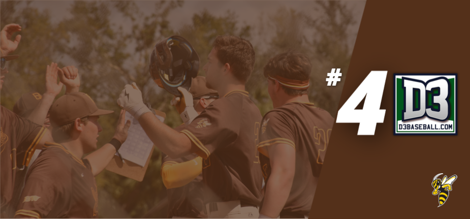 Baseball Jumps Back to No. 4 in Latest D3baseball.com Top 25 Poll