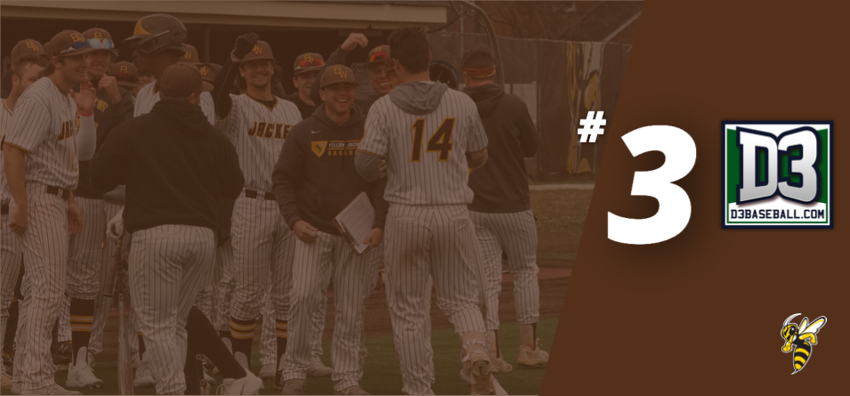 Baseball Moves Up One Spot in Latest D3baseball.com Top-25 Poll