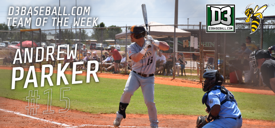 Parker Selected to D3baseball.com National Team of the Week
