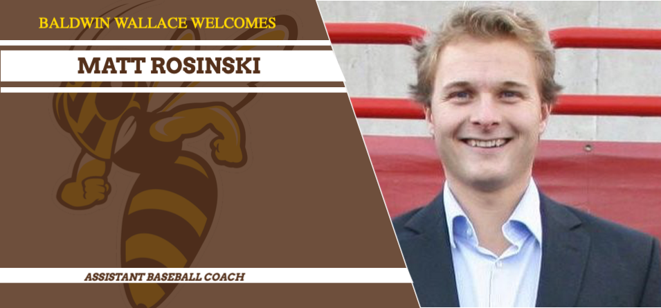 Rosinski Named Assistant Baseball Coach