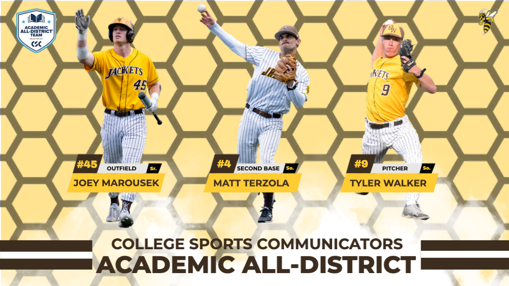 Three Baseball Student-Athletes Named to College Sports Communicators Academic All-District Team