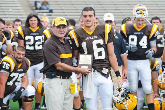 Lanterman Leads Football Team to Win Versus Bluffton