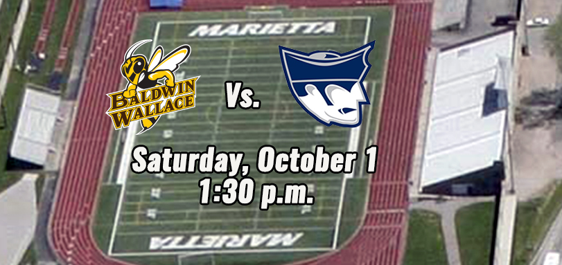 Football Plays First Afternoon Game of Season at Marietta