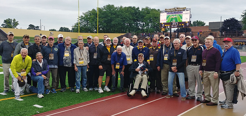 Members of the 1968 OAC Football Championship Team