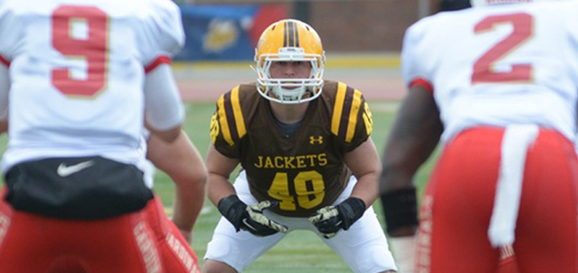 Senior Academic All-OAC linebacker Zach Poudrier