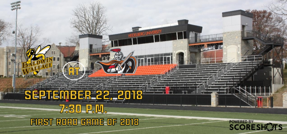 Football Travels To Heidelberg for First Road Contest of 2018