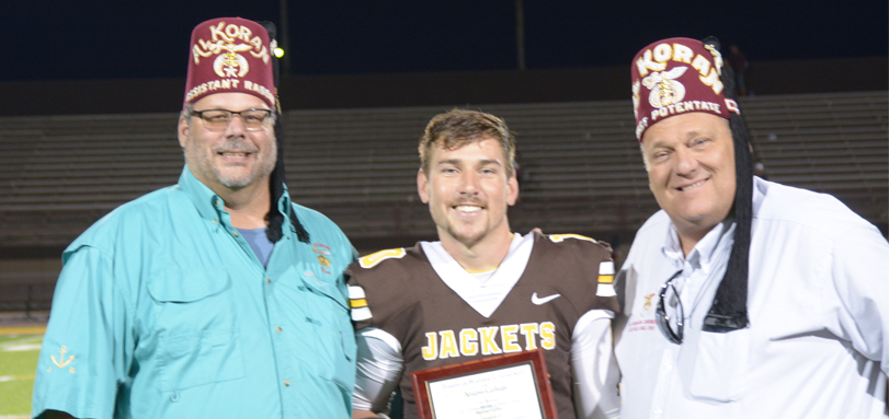 Senior quarterback Jake Hudson was named 41st Lee Tressel Shrine Classic Player of the Game