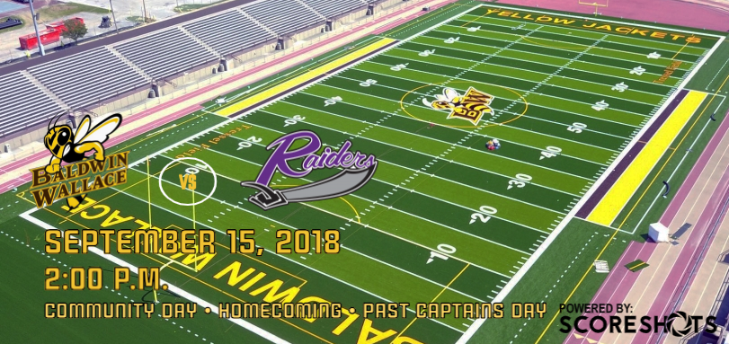 Football Host Defending NCAA Champion Mount Union on Community Day, Homecoming and Past Captains Day