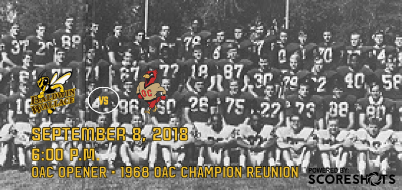Football Opens OAC Play Against Otterbein on 50th Anniversary of First OAC Championship