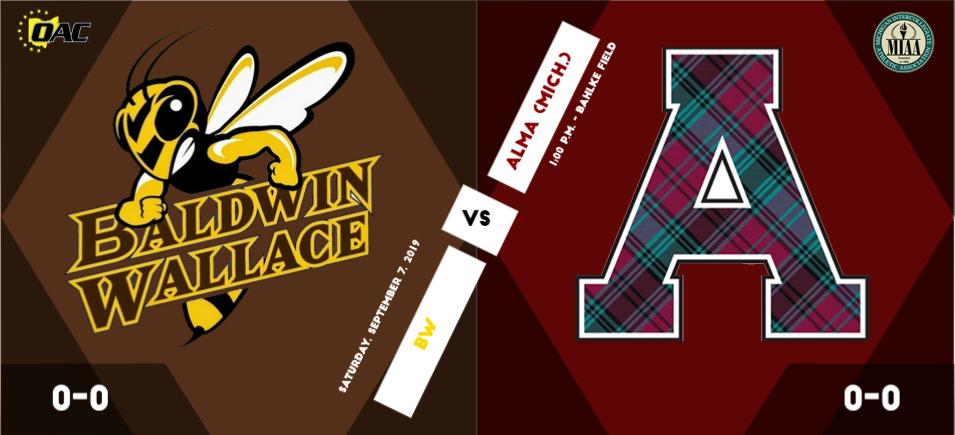 Football Opens 2019 Campaign on Road at Alma (Mich.)