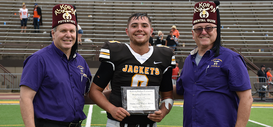 Keagan Armitage named Shrine Classic Player of the Game (Photo Courtesy of Lexi Ripperger)