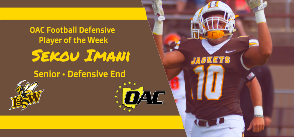 Imani Garners First Career OAC Football Weekly Honor