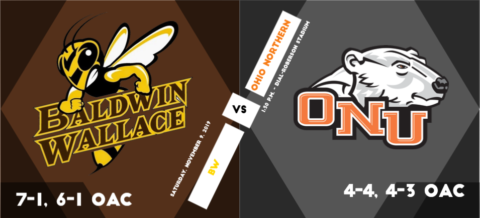 Football Hits Road For Final Time in Regular Season with OAC Game at Ohio Northern