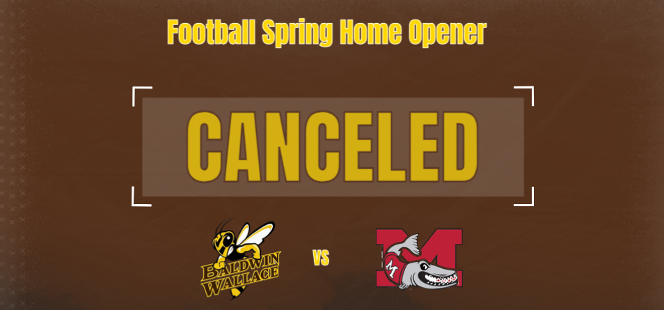 Football Spring Home Opener vs. Muskingum Has Been Canceled