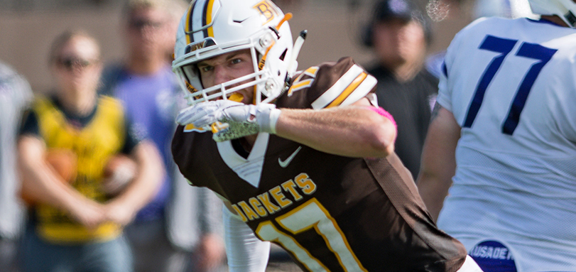 Nick Pankow had a game-high 11 tackles