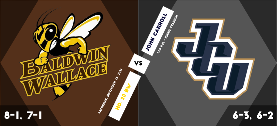 No. 20 Football Hosts 33rd Cuyahoga Gold Bowl vs. John Carroll, Playoff Berth at Stake