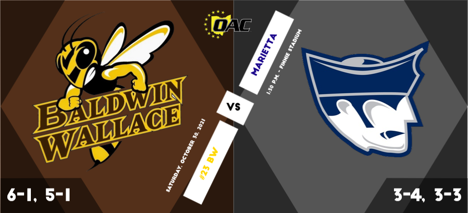 No. 23 Football Hosts Marietta on Hall of Fame Day