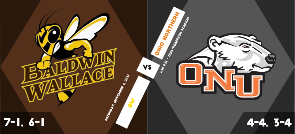 No. 21 Football Closes Out Road Portion of Schedule at Ohio Northern