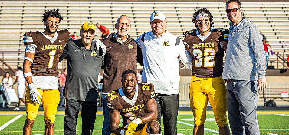 Anthony Kendall, Chris Clemmons, Joe Surniak, Jim Hilvert, Steve Thompson and Jon Murray, Jr.  (Photos Courtesy of Anna Habestro '24)