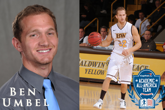 Ben Umbel Named CAPITAL ONE Academic All-District 7