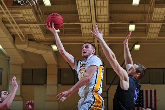 Kevin Krakowiak scored a career-high 36 points and set the school-record for three-pointers in a game with nine