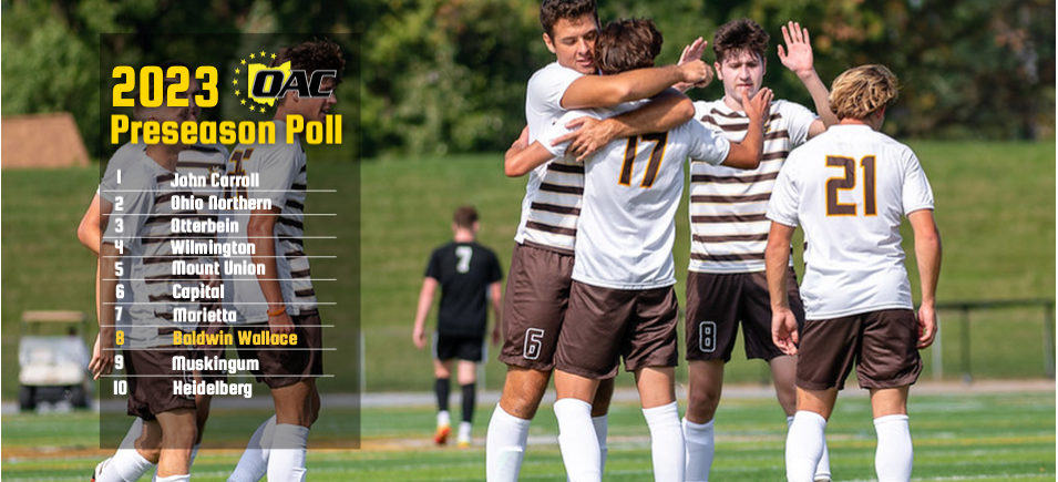 Men's Soccer Ranked Eighth in 2023 OAC Preseason Poll