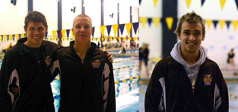 Bryan Gerber, Tyler Thompson and Jacob Burk