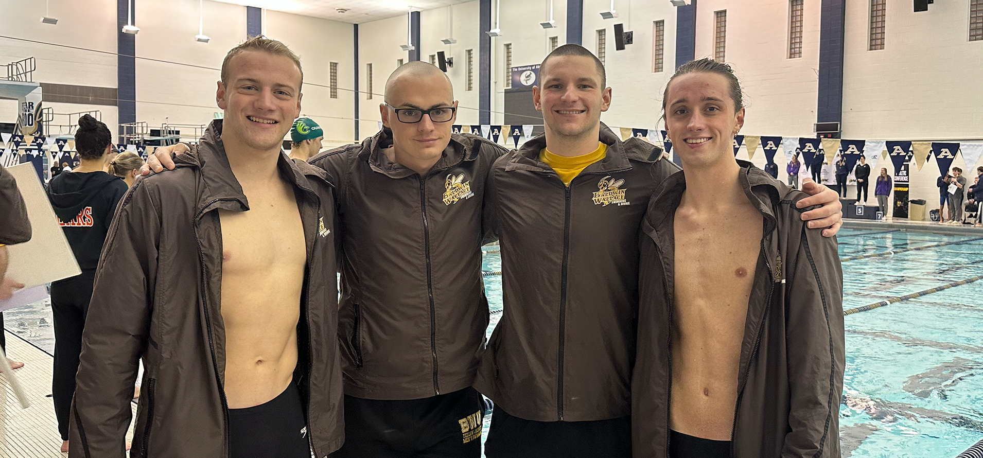 (From Left to Right) Austin Kingsley, Gannon Mellet, Austin Olsavsky and Tommie McQueary