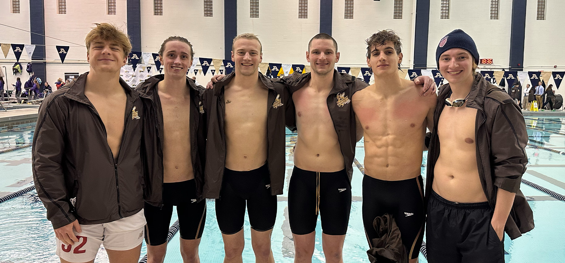 (From Left to Right) Jason Heisler, Tommie McQueary, Austin Kingsley, Austin Olsavsky, Mason Kooyman and Nolan Szuch