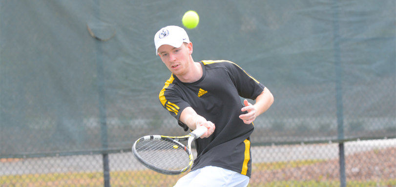Junior ITA Scholar Athlete and All-OAC player Dominic Polifrone won both his OAC semifinal matches against John Carroll