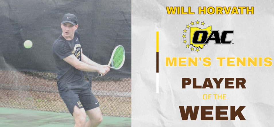 Horvath Earns First Career OAC Men&rsquo;s Tennis Player of the Week Honor