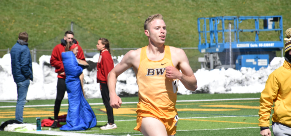 Junior distance runner David Prather won the 1,500-meter run at the Greg Tyson Jr. Invitational
