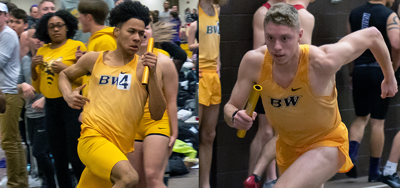 Sophomore ShaDaryll Clark and junior David Prather