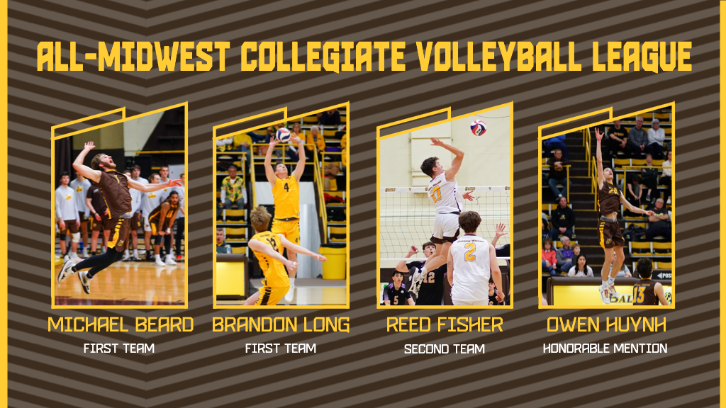 Four Men's Volleyball Players Named to All-MCVL Team