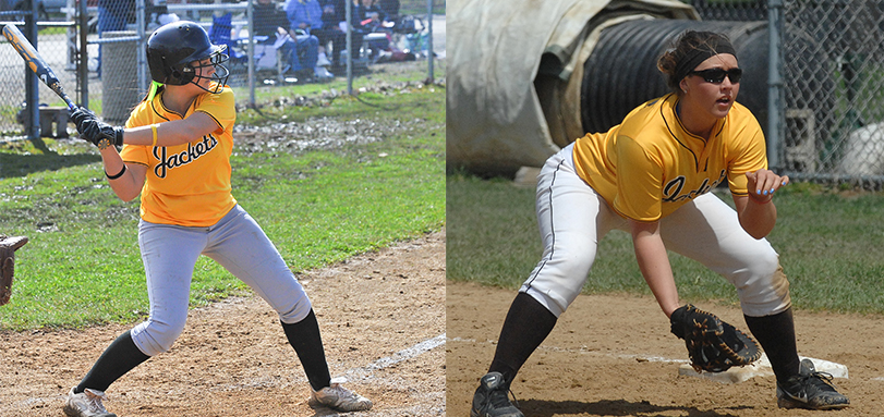 Seniors Brittany Lightel and Mackenzie Brua