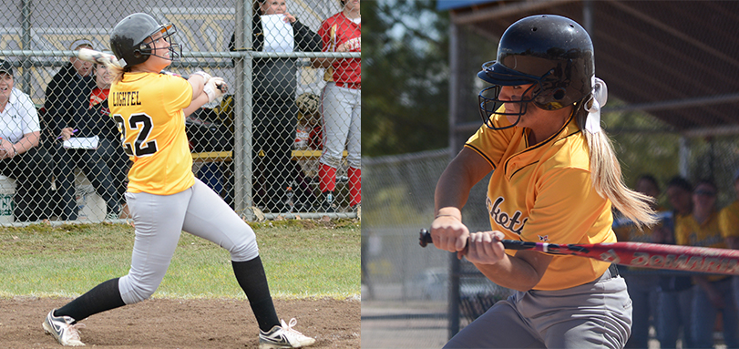 Brittany Lightel and Tori Young each smacked two-run home runs