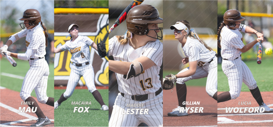 Five Softball Student-Athletes Garner CSC Academic All-District Honors