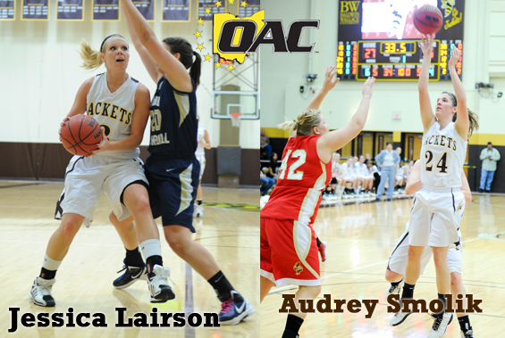 Lairson and Smolik Tabbed as All-OAC