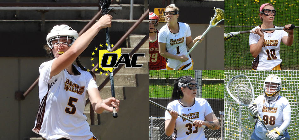 From left to right: Hannah Stein, Brie Martineau, Megan Patrick, Hannah Albrechta, Ashleigh Hildreth (Photos courtesy of Lori Moran)