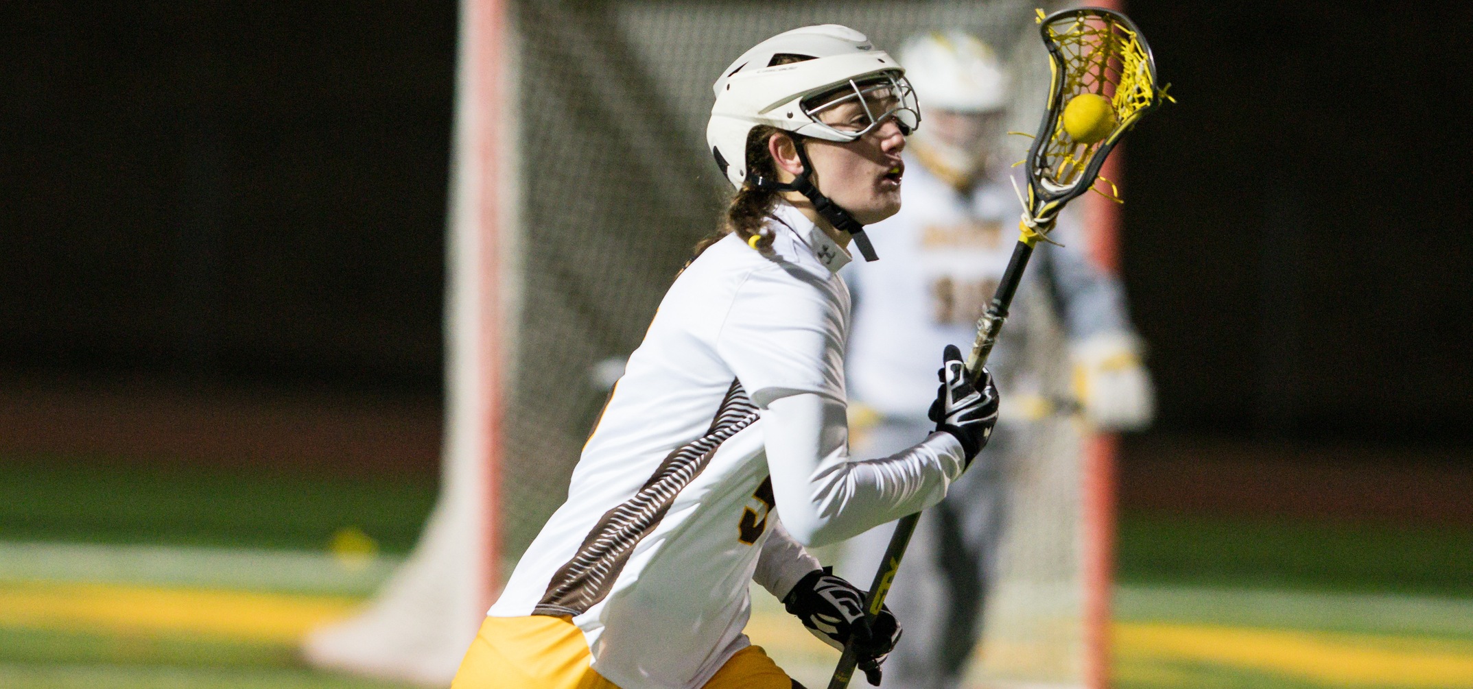 Junior two-time All-OAC defender Hannah Stein tied the BW single-game caused turnover record with eight against Mount Union (Photo courtesy of Jesse Kucewicz)