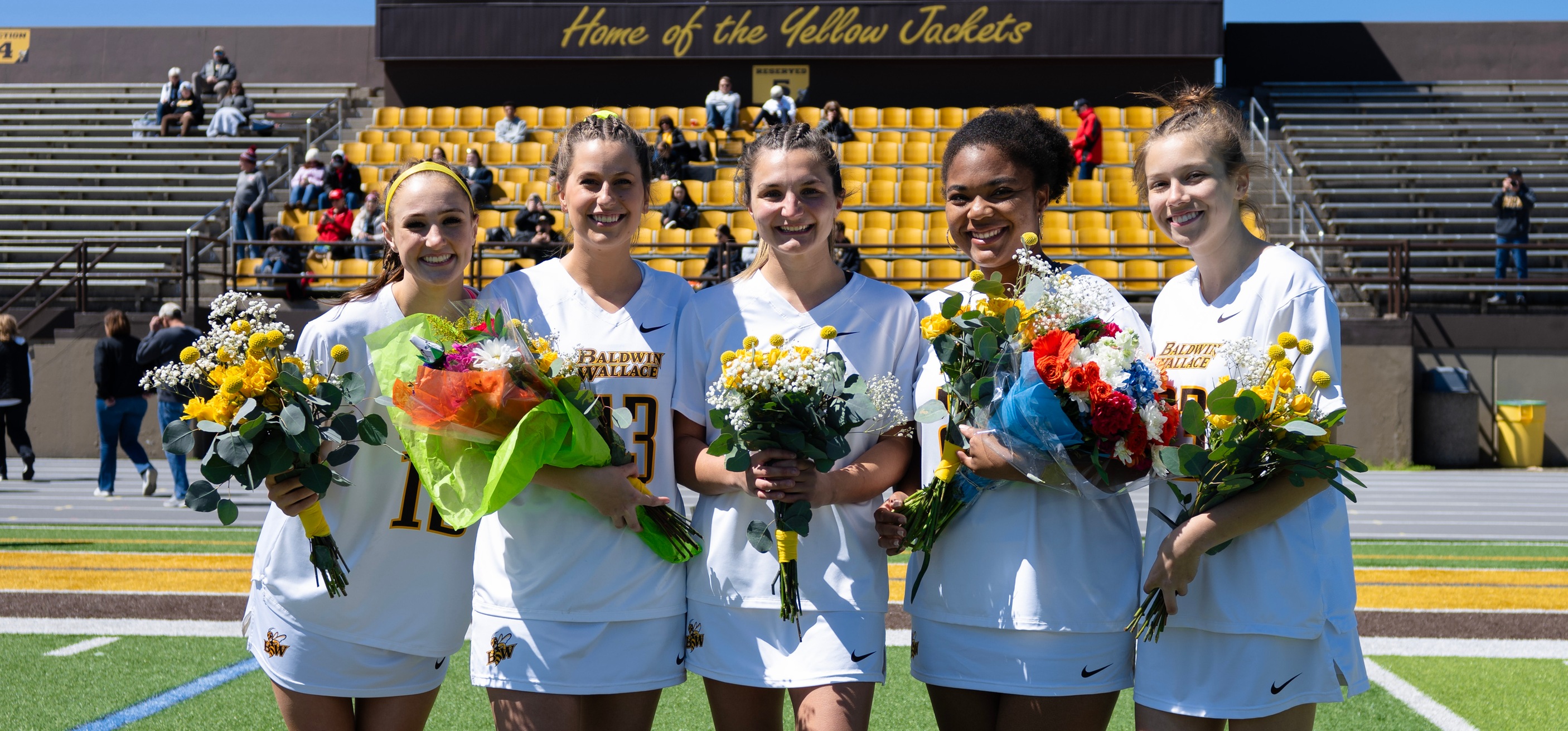Left to Right - Sophia Leuma, Maddie Macron, Deanna Loukas, Neveah Tshiwala, Lauren Getchey (Photo Courtesy of Erik Drost '11)