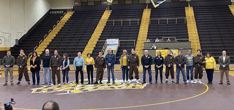 Baldwin Wallace Wrestling Seniors (Photo Courtesy of Eddie Sternad)
