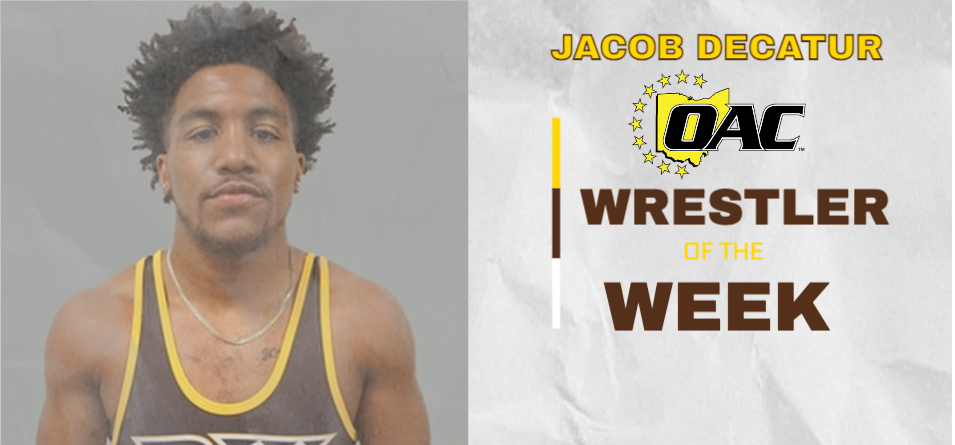 Decatur Garners First Career OAC Wrestler of the Week Accolade
