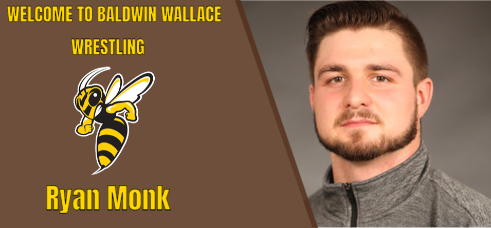 Monk Joins Men's Wrestling Staff as Graduate Assistant Coach