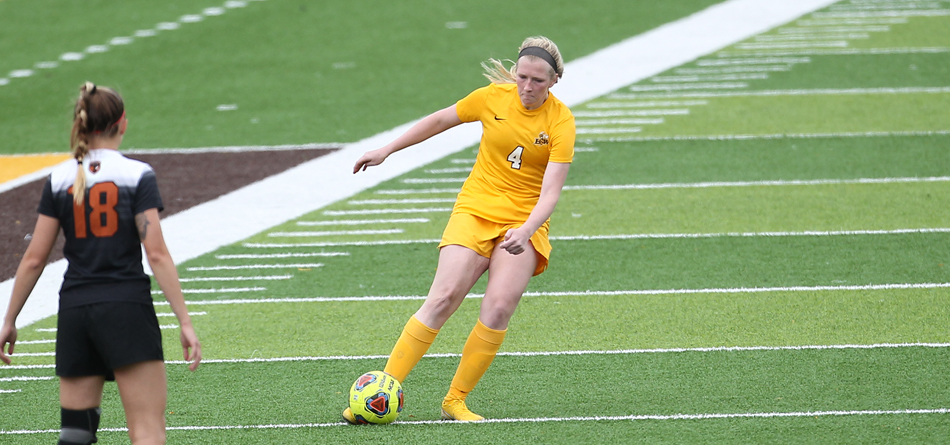 Sophomore defender Morgan Gray had the lone score in BW's 1-0 shutout of Wilmington (Photo courtesy of John Reid)